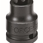 Καρυδάκια αέρος (μαύρα) Torx θηλυκά κοντά 1/2 Force 446 - E10 - e10