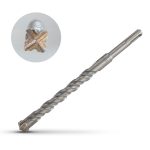 Τρυπάνι SDS-PLUS Τετράκοπο SX4 BORMANN Pro - 057376 BHT4706 8x210 - 057376-bht4706-8x210