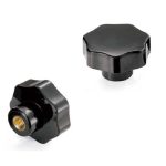 Πόμολα μαργαρίτα από βακελίτη με θηλυκό πάσο Getech V7B - B1V7B3008 30mm M8 - b1v7b3008-30mm-m8