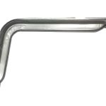 Γωνίες ραφιών με νεύρο Inox ART2522 - ART2522 195mm - art2522-195mm