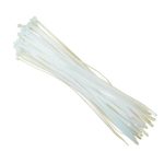 Δεματικά καλωδίων λευκά 100 τεμαχίων Sapi-Selco - 135x2.5 - 135x2-5